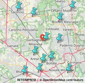 Mappa Viale Caplo Forlanini, 20030 Senago MI, Italia (4.84917)