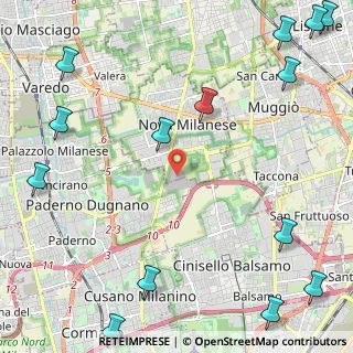 Mappa Via Privata Giovanni Gorlich, 20834 Paderno Dugnano MI, Italia (3.47214)