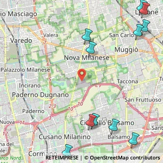 Mappa Via Privata Giovanni Gorlich, 20834 Paderno Dugnano MI, Italia (3.35727)