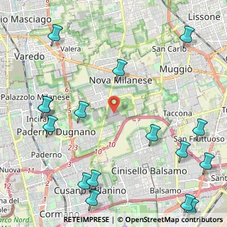 Mappa Via Privata Giovanni Gorlich, 20834 Paderno Dugnano MI, Italia (3.12063)
