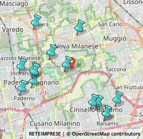 Mappa Via Privata Giovanni Gorlich, 20834 Nova Milanese MB, Italia (2.42357)