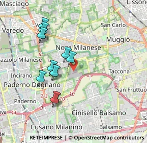 Mappa Via Privata Giovanni Gorlich, 20834 Nova Milanese MB, Italia (1.735)