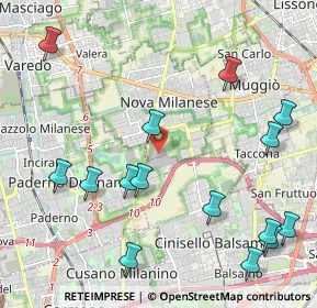 Mappa Via Privata Giovanni Gorlich, 20834 Nova Milanese MB, Italia (2.606)