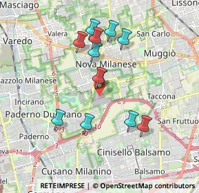 Mappa Via Privata Giovanni Gorlich, 20834 Nova Milanese MB, Italia (1.65167)