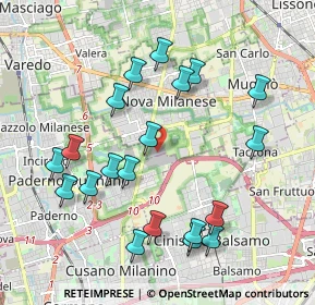 Mappa Via Privata Giovanni Gorlich, 20834 Nova Milanese MB, Italia (2.076)