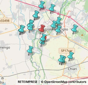 Mappa Cascine Gonzere, 25036 Palazzolo sull'Oglio BS, Italia (3.706)