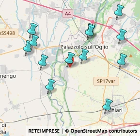 Mappa Cascine Gonzere, 25037 Pontoglio BS, Italia (4.34769)