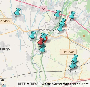 Mappa Cascine Gonzere, 25036 Palazzolo sull'Oglio BS, Italia (3.49813)