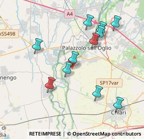 Mappa Cascine Gonzere, 25037 Pontoglio BS, Italia (3.85818)