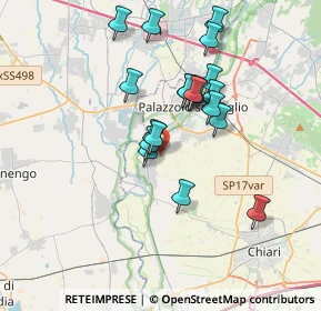 Mappa Cascine Gonzere, 25036 Palazzolo sull'Oglio BS, Italia (3.0765)