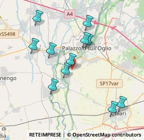 Mappa Cascine Gonzere, 25036 Palazzolo sull'Oglio BS, Italia (3.78455)