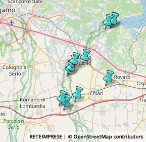 Mappa Cascine Gonzere, 25036 Palazzolo sull'Oglio BS, Italia (6.53091)