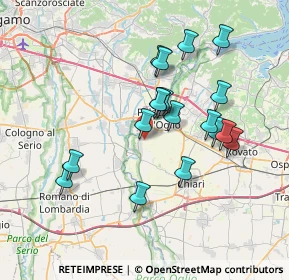 Mappa Cascine Gonzere, 25037 Pontoglio BS, Italia (6.61778)