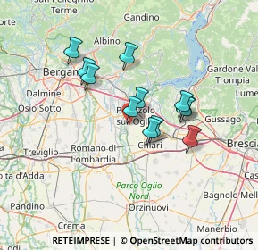 Mappa Cascine Gonzere, 25037 Pontoglio BS, Italia (10.84083)