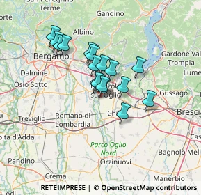 Mappa Cascine Gonzere, 25036 Palazzolo sull'Oglio BS, Italia (9.74471)