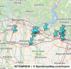 Mappa Cascine Gonzere, 25037 Pontoglio BS, Italia (14.46167)