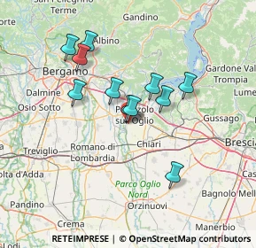 Mappa Cascine Gonzere, 25037 Pontoglio BS, Italia (11.63727)