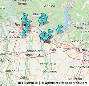 Mappa Cascine Gonzere, 25036 Palazzolo sull'Oglio BS, Italia (11.99167)