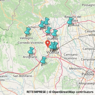 Mappa Via Lago di Fimon, 36030 Costabissara VI, Italia (11.33091)