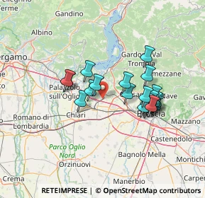 Mappa , 25046 Cazzago San Martino BS, Italia (11.6045)