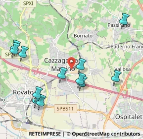 Mappa , 25046 Cazzago San Martino BS, Italia (2.27917)