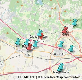 Mappa , 25046 Cazzago San Martino BS, Italia (4.38692)