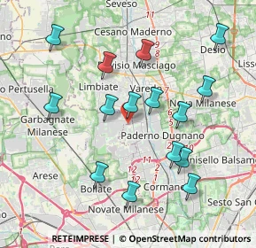 Mappa Via Rodolfo Morandi, 20030 Senago MI, Italia (3.918)