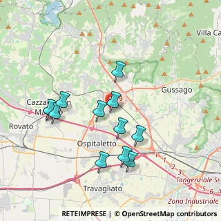Mappa Via Trento, 25050 Paderno Franciacorta BS, Italia (3.55833)