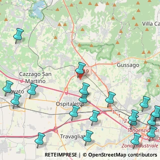 Mappa Via Trento, 25050 Paderno Franciacorta BS, Italia (6.6745)