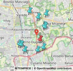 Mappa Superstrada MILANO - MEDA - LENTATE, 20037 Paderno Dugnano MI, Italia (1.75364)