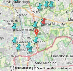 Mappa Superstrada MILANO - MEDA - LENTATE, 20037 Paderno Dugnano MI, Italia (2.18154)