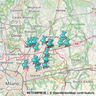 Mappa Via D'Agrate Antonio, 20864 Agrate Brianza MB, Italia (5.70941)