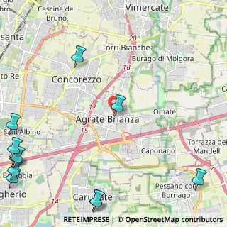 Mappa Via D'Agrate Antonio, 20864 Agrate Brianza MB, Italia (3.69)