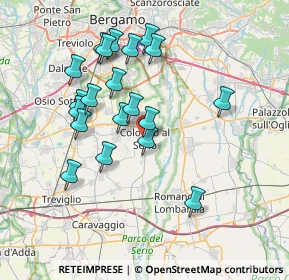 Mappa Vicolo Don Giuseppe, 24055 Cologno al Serio BG, Italia (6.9945)