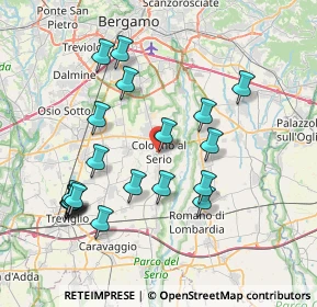 Mappa Vicolo Don Giuseppe, 24055 Cologno al Serio BG, Italia (7.883)