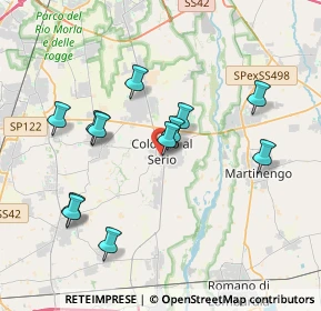 Mappa Vicolo Don Giuseppe, 24055 Cologno al Serio BG, Italia (3.61333)