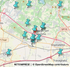 Mappa Uscita casello autostradale A4 Rovato, 25038 Rovato BS, Italia (3.80571)