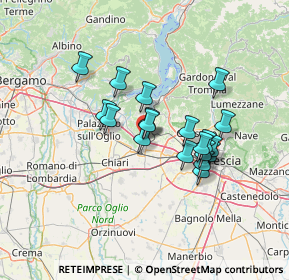 Mappa Uscita casello autostradale A4 Rovato, 25038 Rovato BS, Italia (10.87105)