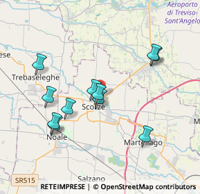 Mappa Via Baden Powell, 30037 Scorzé VE, Italia (3.57)