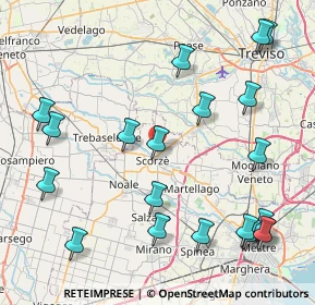 Mappa Via Baden Powell, 30037 Scorzé VE, Italia (10.2235)