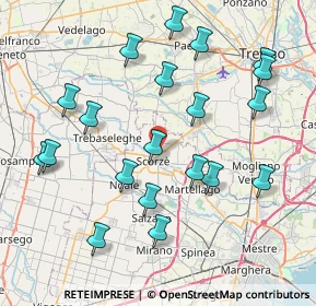 Mappa Via Baden Powell, 30037 Scorzé VE, Italia (8.4895)