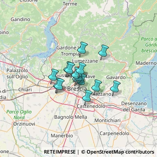 Mappa Via Triumplina, 25136 Brescia BS, Italia (8.06667)