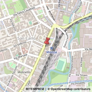 Mappa Corso Milano, 23, 20900 Monza, Monza e Brianza (Lombardia)