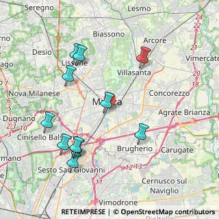 Mappa Via Castelfidardo, 20900 Monza MB, Italia (4.25545)