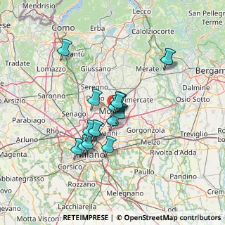 Mappa Via Castelfidardo, 20900 Monza MB, Italia (10.69824)