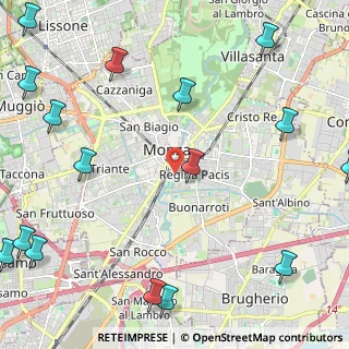 Mappa Via Castelfidardo, 20900 Monza MB, Italia (3.38)