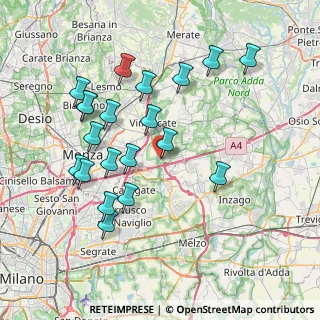 Mappa Via Filzi, 20864 Agrate Brianza MB, Italia (7.7675)