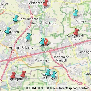 Mappa Via Filzi, 20864 Agrate Brianza MB, Italia (3.14091)