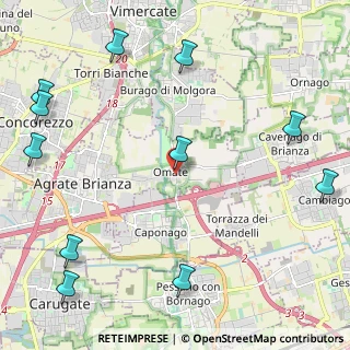 Mappa Via Filzi, 20864 Agrate Brianza MB, Italia (3.07636)