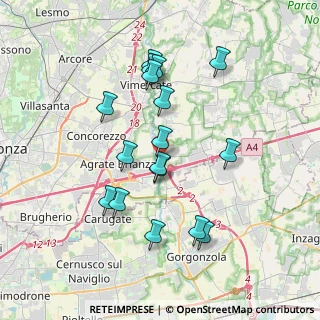 Mappa Via Filzi, 20864 Agrate Brianza MB, Italia (3.48647)